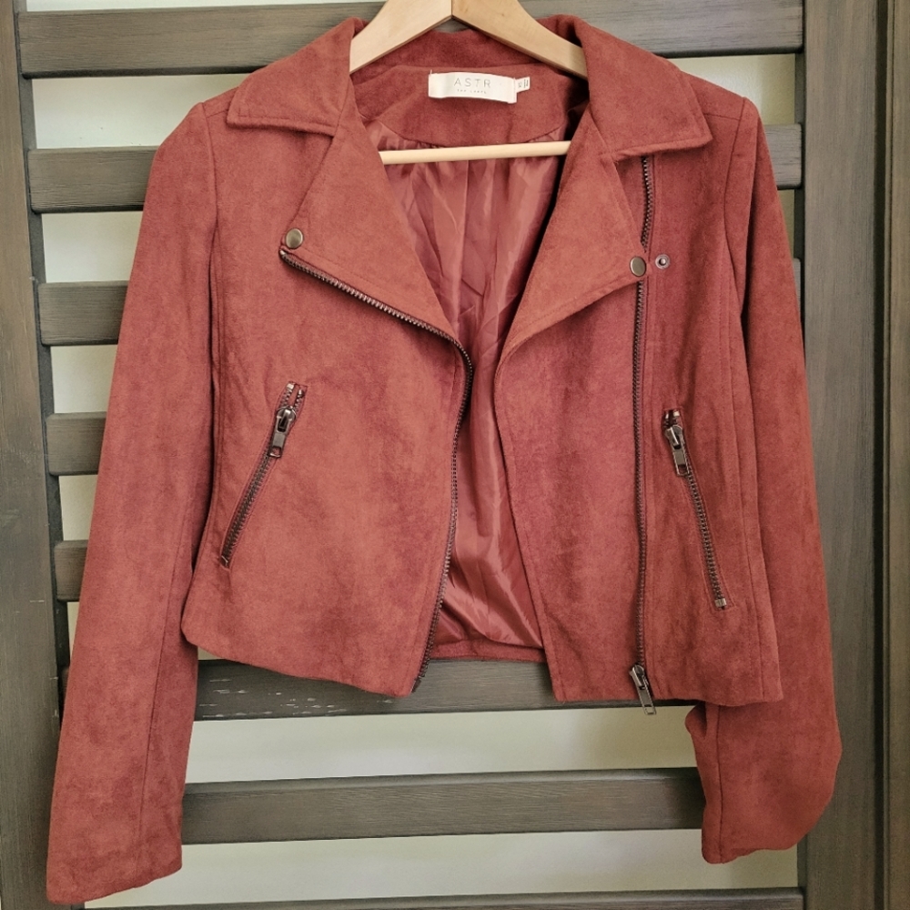 ASTR moto jacket XS in rust